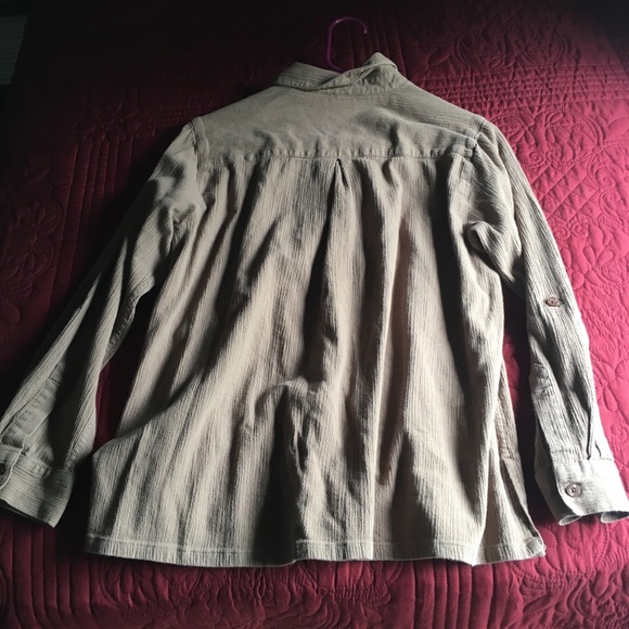 Tan Button-Up - Picture 4 of 6